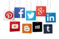Social Media Logotype On Tags