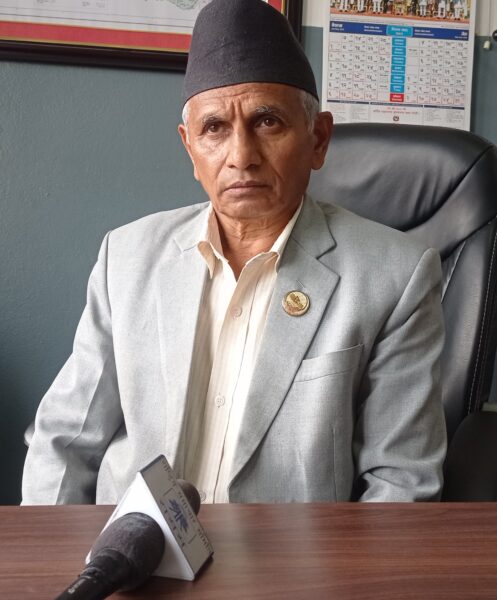 नेकपा(माओबादी केन्द्र) का प्रमुख सचेतक हितराज पाण्डेको फोटो