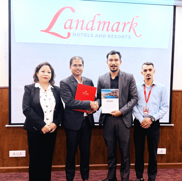 PR on tie-up wiht Landmark Hotels and Resorts-photo