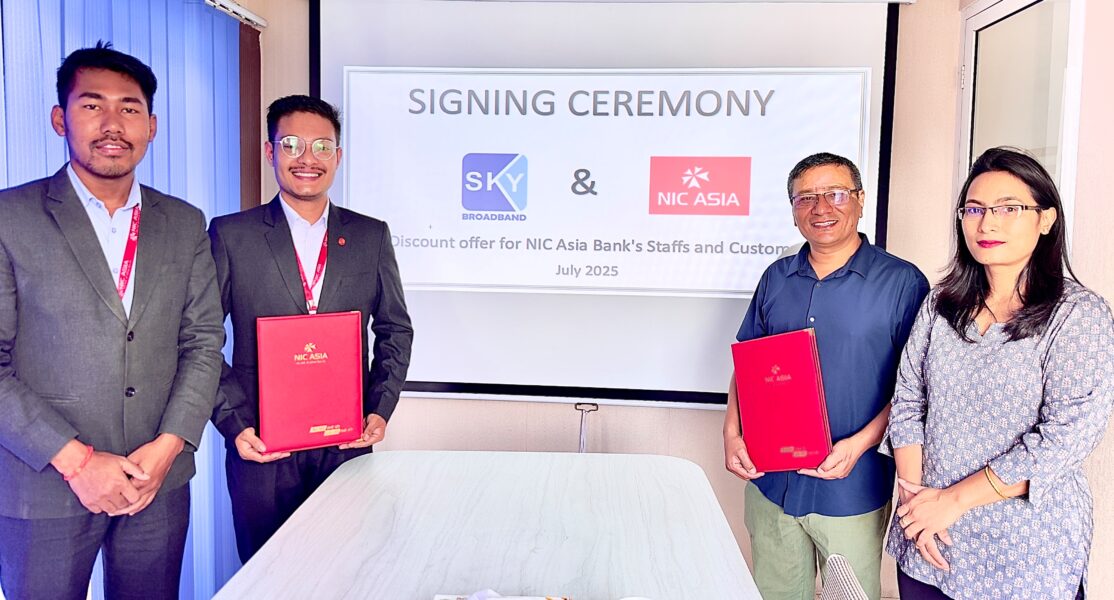 PR on tie-up with Sky Broadband Pvt. Ltd.-photo