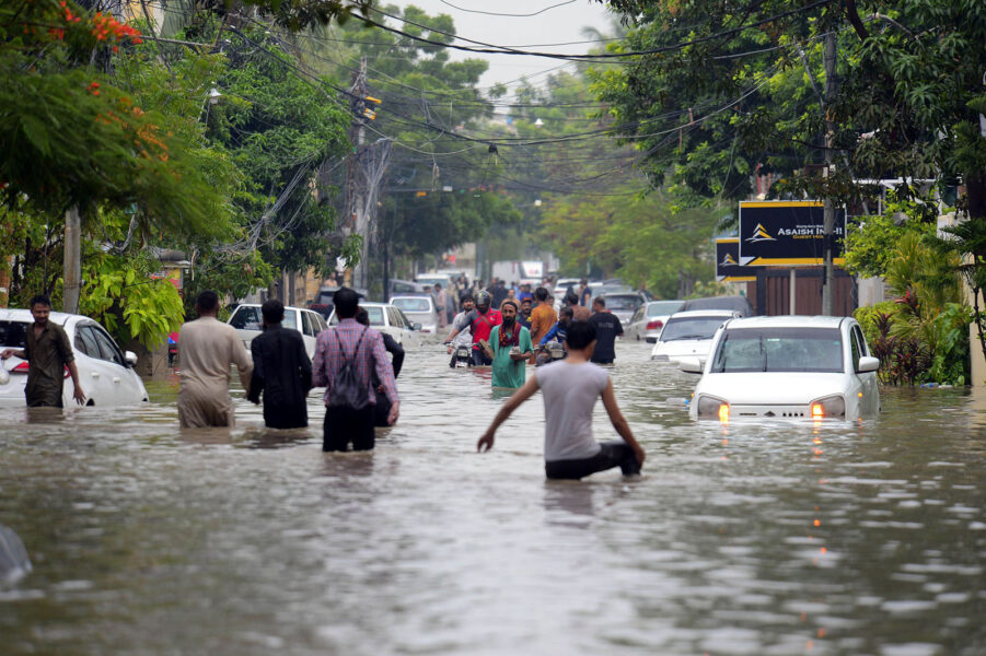 PAKISTAN-KARACHI-MONSOON-FLOOD