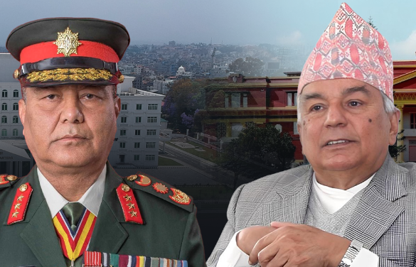 Army Chief and Poudel