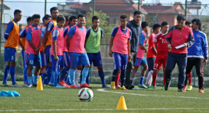 Nepali-football-Training