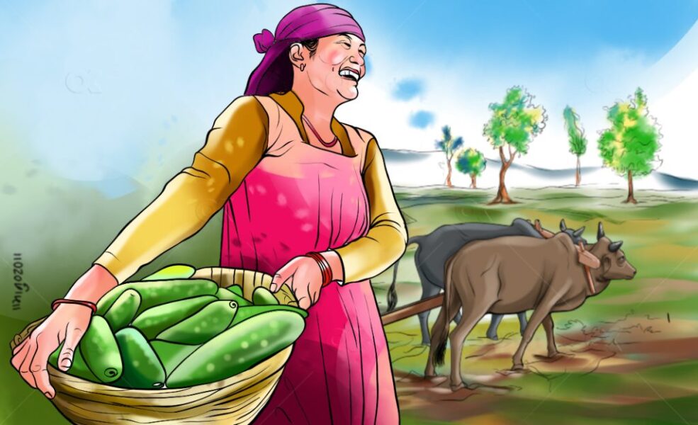 Agriculture-Sketch-bishnu-kumar-1024×624
