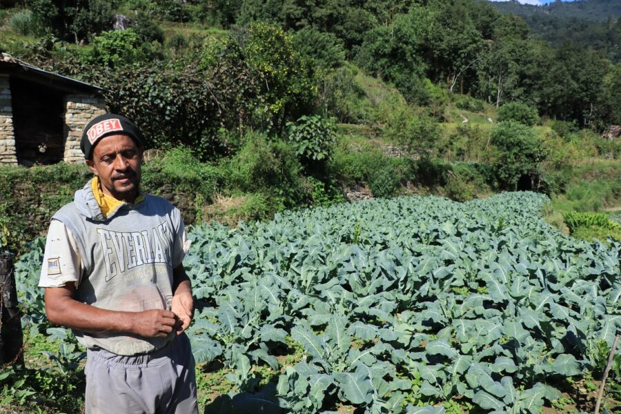 Indra Prashad subedi Farming