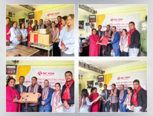 PR on support provided to Shree Bal Binayak Basic School, Bhaktapur